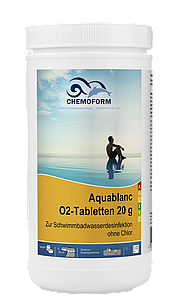 Химия для бассейна. Chemoform Аквабланк таблетки (20г), 1 кг.
