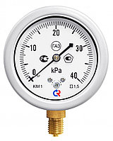 Напоромер КМ-12Р(0-60kPа)М12х1,5.1,5 манометр низкого давления
