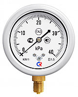 Напоромер КМ-12Р(0-40kPа)М12х1,5.1,5 манометр низкого давления
