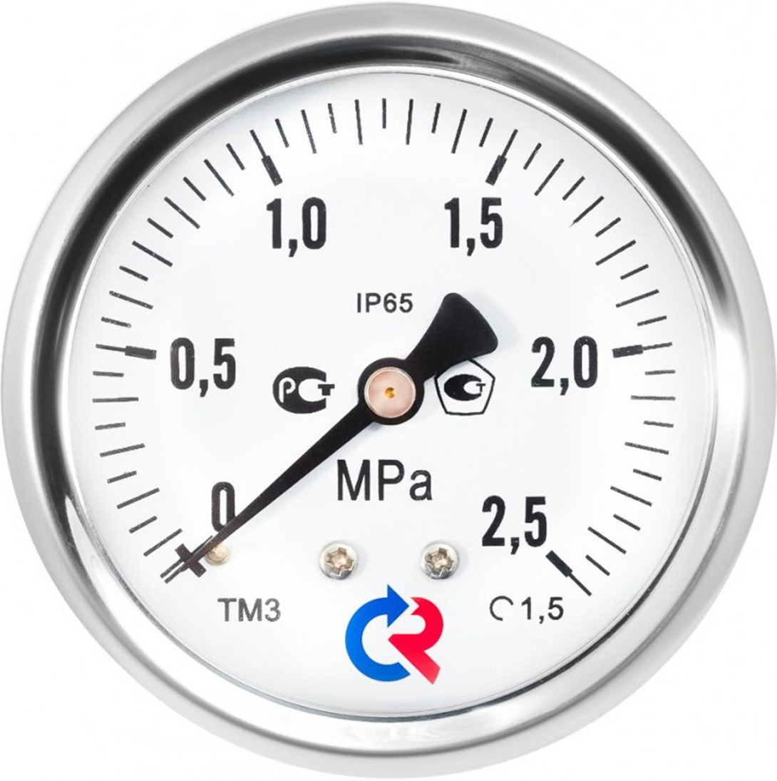 Вакуумметр ТВ-320Р.00(-0,1-0MPa)M12x1,5.1,5 корпус нерж