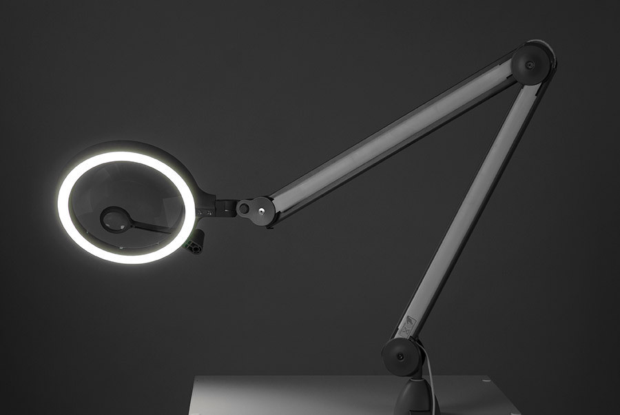 Лампа-лупа на струбцине iQ Magnifier - фото 2 - id-p101039416