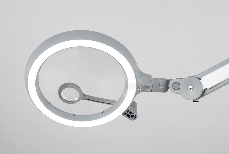 Лампа-лупа на струбцине iQ Magnifier - фото 5 - id-p101039416