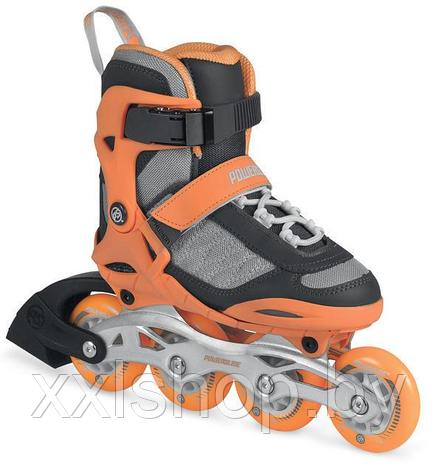 Детские роликовые коньки Powerslide Phuzion Galaxy оранжевые р-р 29-32, фото 2