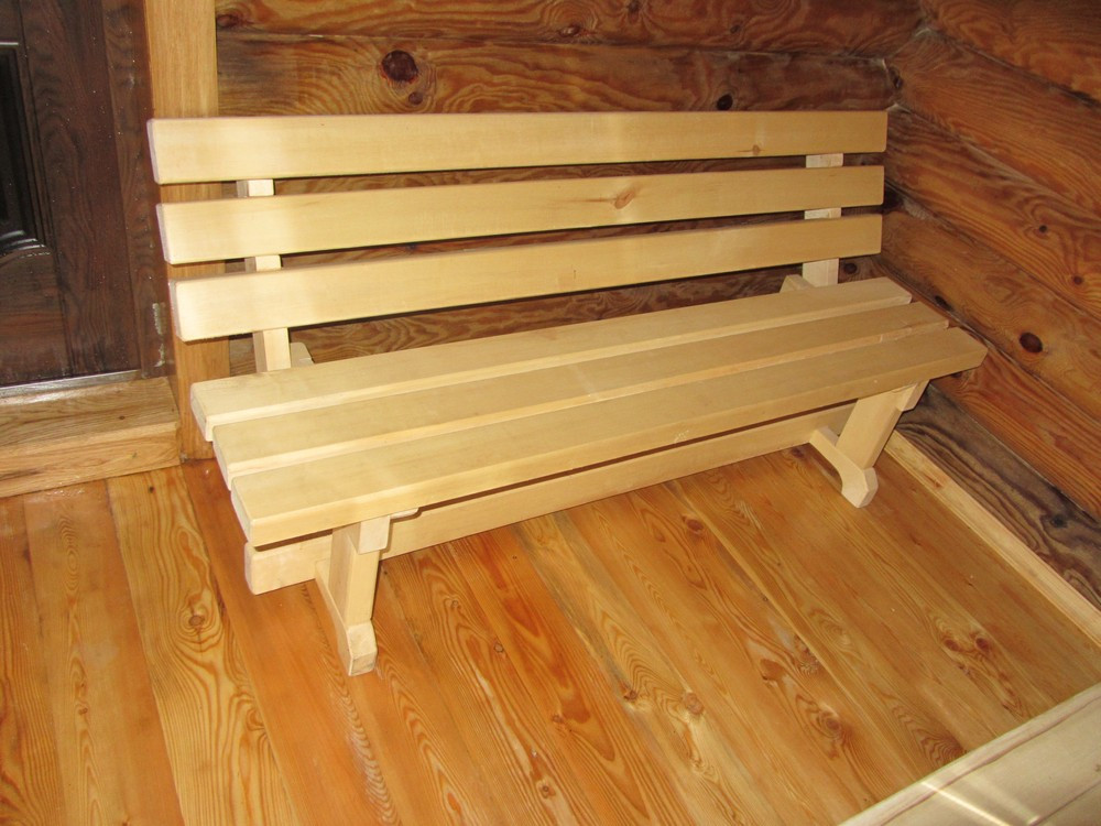 Комплект деревянной мебели для бани, дачи, сада, дома - фото 7 - id-p99324188