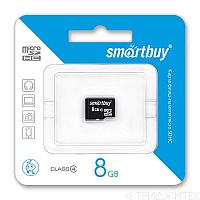 Карта памяти SmartBuy MicroSD 8GB (без адаптеров)
