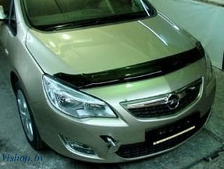 Дефлектор капота Opel Astra J, HB. SD. WG (2010-) длинный