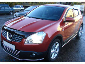 Дефлектор капота Nissan Qashqai +2 2006-2013