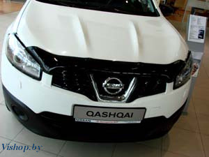 Дефлектор капота Nissan Qashqai 2006-2013