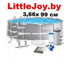 Каркасный бассейн INTEX +насос-фильтр, лестница, ремкомплект  арт. 26716NP