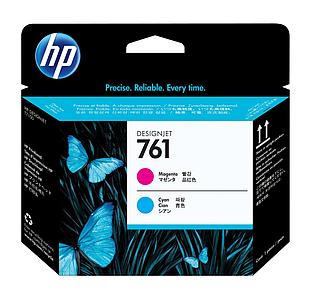 Печатающая головка HP DesignJet T7100 (O) 761/ CH646A, пурпурный/ голубой