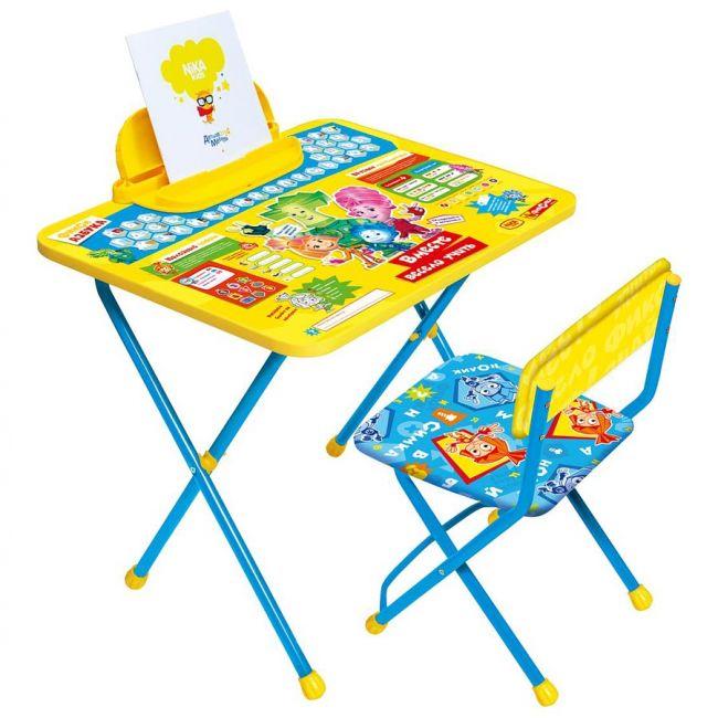 Комплект детский стол и мягкий стул Фиксики - фото 1 - id-p101095038