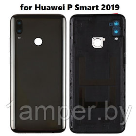 Задняя крышка Original для Huawei P Smart 2019 Со стеклом камеры Черная