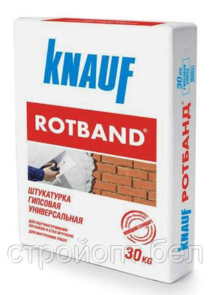 Универсальная гипсовая штукатурка KNAUF ROTBAND, 30 кг, РБ, фото 2