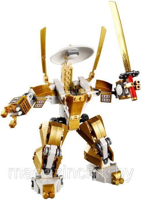 Конструктор Золотой Ниндзя Golden Ниндзяго Ninjago Храм света + Робот 9795, 577 дет., 70505 лего го - фото 6 - id-p3518770