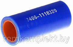 7406-1118320 Патрубок силиконовый для КАМАЗ на ТКР (L70, d22)