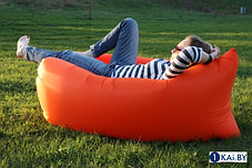 Надувной диван Lamzac (Ламзак) Оранжевый - хорошее качество, фото 3