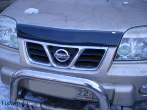 Дефлектор капота Nissan X-Trail T30 2000-2007 (без надписи)