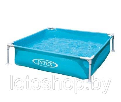 Детский каркасный бассейн "Mini Frame Pool" Intex 57173, 122x122x30 см.