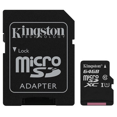 Карта памяти Kingston Canvas Select Micro SDXC UHS-1 64Gb - фото 2 - id-p101100746