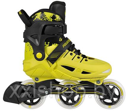 Детские роликовые коньки Powerslide Phuzion Universe желтые р-р 29-32, фото 2
