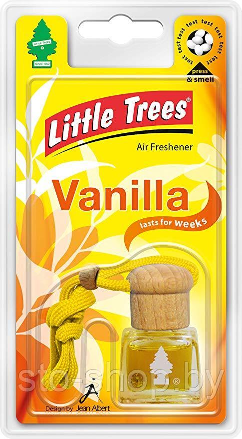 Ароматизатор для салона авто подвесной жидкостный Ваниль Little Trees Bottle Vanilla (Швейцария)