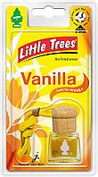 Ароматизатор для салона авто подвесной жидкостный Ваниль Little Trees Bottle Vanilla (Швейцария)