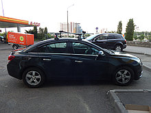 Багажник Атлант для Chevrolet Cruze седан с 2009г- / хечбек c 2011г-, тип опоры Е (аэродинамическая дуга)