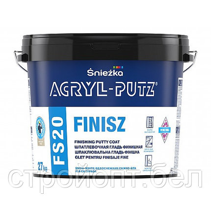 Финишная шпатлевка ACRYL PUTZ FS20, 27 кг, Польша, фото 2