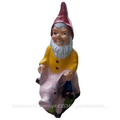 Гном с поросенком