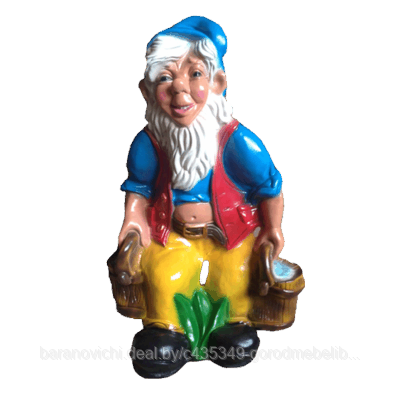 Гном с ведрами