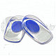 Подпяточник силиконовый с бортиком от пяточной шпоры (стельки)Comfort Heel Cup Синий, фото 4