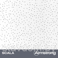 Плиты минераловат для заполн подвес потолков 600-600-12 мм Scala Board