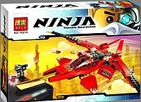 Конструктор Ниндзяго NINJAGO 10219 Истребитель Кая, 195 дет, аналог Лего Ниндзя го (LEGO) 70721