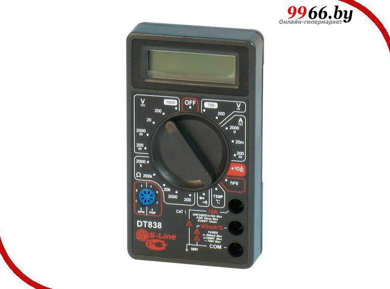 Мультиметр тестер S-Line DT-838