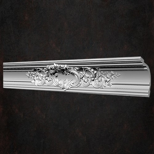 Потолочный плинтус GLANZEPOL GP20 (105*109*2000мм)