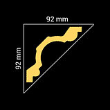 Потолочный плинтус GLANZEPOL GP53 (92*92*2000мм), фото 3