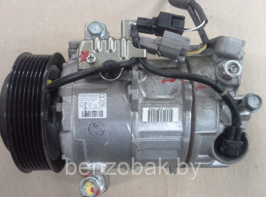 КОМПРЕССОР КОНДИЦИОНЕРА 447160-6893 NISSAN QASHQAI 1.6 DCI - фото 1 - id-p101151302