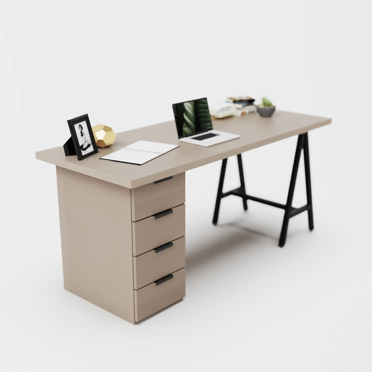 Письменный стол crafto СМИТ / gray в стиле лофт - фото 5 - id-p101153074