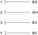 Circular connector M8 3-pin with coupling ring, фото 3