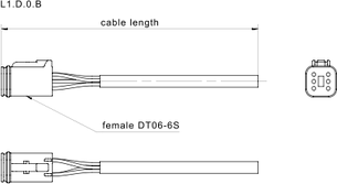 Deutsch connector DT 06-8S 4-pin/8-pin, фото 2