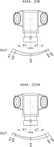 Circular connector M12 4-pin with coupling ring, die-cast zinc - фото 5 - id-p101153138