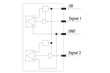 Double push button switch 145MD, фото 2