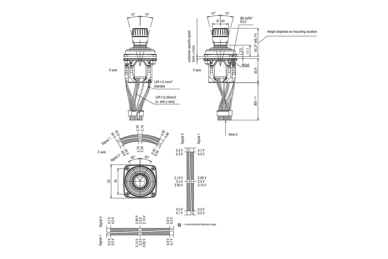 Compact joystick J2 - фото 2 - id-p101153245