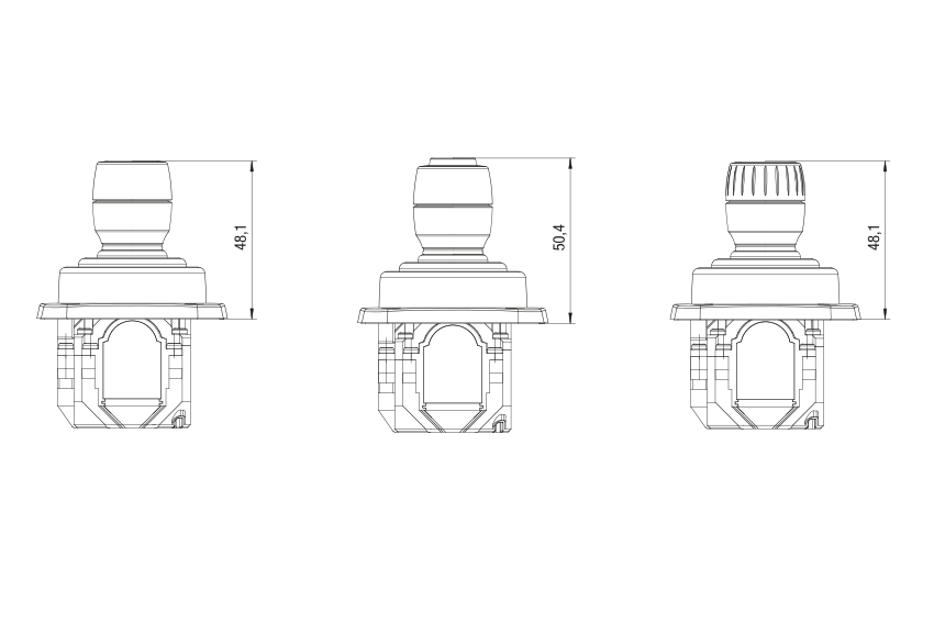 Compact joystick J2 - фото 4 - id-p101153245