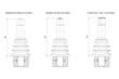 Heavy duty joystick J4 base, фото 2