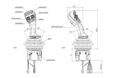 Heavy duty joystick J6 base, фото 3