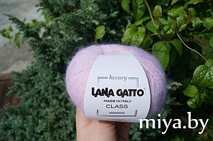 Пряжа Lana Gatto Class (80% меринос 20% ангора) цвет 13210 нежно-розовый