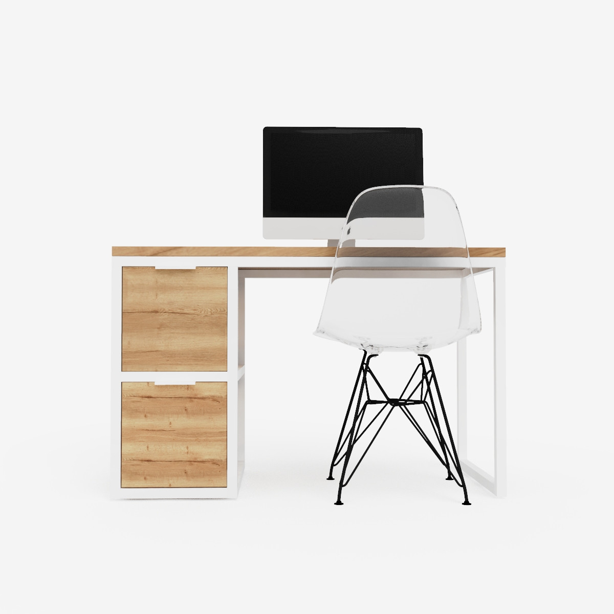Письменный стол crafto КОНОР / white в стиле лофт - фото 4 - id-p101179197