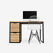Письменный стол crafto КОНОР/ black в стиле лофт., фото 4
