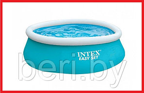INTEX 28101NP Надувной бассейн EASY SET (183x51см), сливной клапан, ремкомплект, интекс